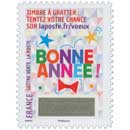 2016 Le Timbre à gratter : tentez votre chance sur laposte.fr/voeux . Bonne année