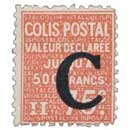 COLIS POSTAL VALEUR DÉCLARÉE Jusqu'à 500 francs