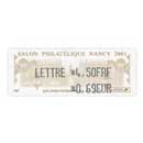 2001 SALON PHILATÉLIQUE NANCY 50e ANNIVERSAIRE DU 1ER JOUR