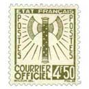 COURRIER OFFICIEL - type francisque
