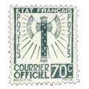 COURRIER OFFICIEL - type francisque