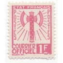 COURRIER OFFICIEL - type francisque