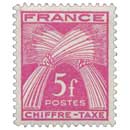 TIMBRE TAXE - type gerbes de blé