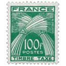 TIMBRE TAXE - type gerbes de blé