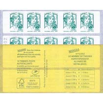 2016 Carnet Couverture : pub nouveaux tarifs lettre verte France
