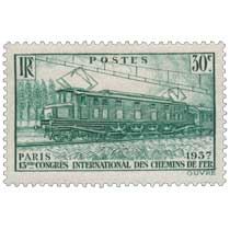 PARIS 1937 13ème CONGRÈS INTERNATIONAL DES CHEMINS DE FER