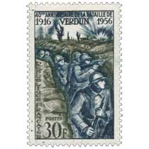 40e ANNIVERSAIRE DE LA BATAILLE DE VERDUN 1916-1956