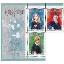 2007 FÊTE DU TIMBRE4 timbres n° 1 (Harry Potter