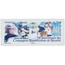 2014 70e anniversaire des Compagnies Républicaines de Sécurité POLICE NATIONALE