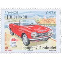 2020 Fête du timbre - Peugeot 204 cabriolet