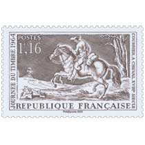 2020 Patrimoine de France - JOURNÉE DU TIMBRE 1964 COURRIER A CHEVAL, XVIIIe SIÈCLE