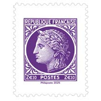 2025 Sans légende particulière- type Cérès de Mazelin