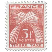 TIMBRE TAXE - type gerbes de blé