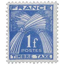 TIMBRE-TAXE - type gerbes de blé